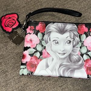 Loungefly Beauty and the Beast Belle Wristlet